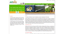 Desktop Screenshot of apgic.in